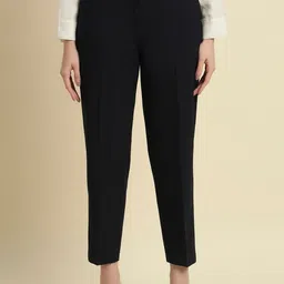 Cantabil Women Comfort High Rise Formal Trousers-picture-22