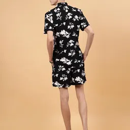 rigo Men Night Suit Set Black Printed image 5