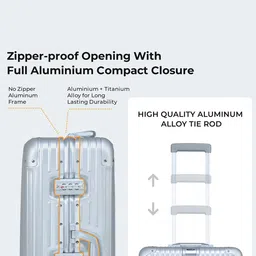 VERAGE Unisex Secure Jet Hard-Sided Small Trolley Bag image 5