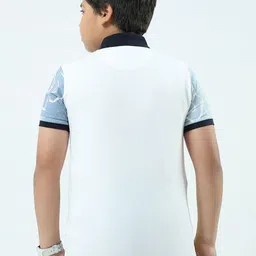 Monte Carlo Boys Typography Printed Polo Collar T-shirt image 4