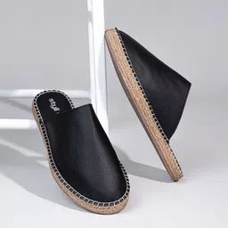 Styli Men Faux Leather Espadrilles Mules-picture-39