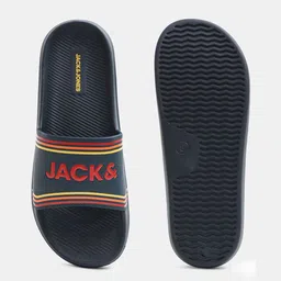Jack & Jones Men PU Printed Sliders image 5