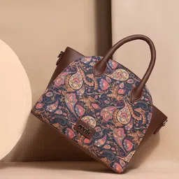 ZOUK Women Floral Printed Swagger Handheld Bag image 1