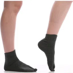 Moda Rapido Women Solid Ankle Length Woolen Socks image 3