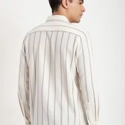 R&B Men Striped Casual Shirt image 2