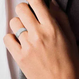 Uniqon Open-Cuff Silver Adjustable Knuckle Finger Band Ring image 3