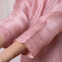 kalini Women Striped Kurta with Trousers & Dupatta image 5