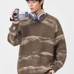 Mast & Harbour Men Printed Pullover image 2