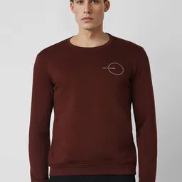 Van Heusen Flex Men Round Neck Solid Sweatshirt-image-63