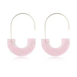 Arzonai Contemporary Half Hoop Earrings-picture-23