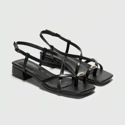 KDB FASHIONS Block Sandals with Bows-picture-16