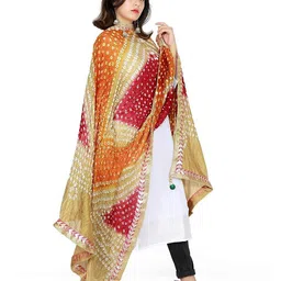 PK HUB Art Silk Tie and Dye Dupatta-picture-16