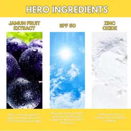 VINR Set Of 2 Dewy Finish Sunscreen With SPF 50 PA++++- 50 g Each image 2