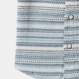 R&B Boys Horizontal Stripes Opaque Striped Casual Shirt image 5