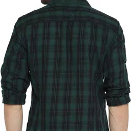 roadster Men Regular Fit Checkered Casual Shirt image 3