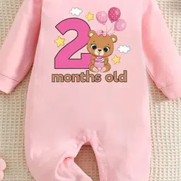 KNITROOT Kids Printed Cotton Rompers image 4