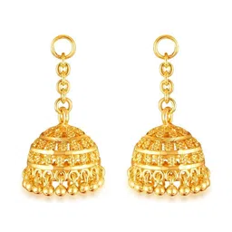 VIVASTRI Women Gold-Plated Alloy Earrings image 2