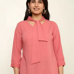 Prettify Tie-Up Neck Top-picture-34