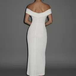 bebe Off-Shoulder Bodycon Midi Dress image 3