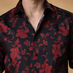 Aldeno Men Standard Printed Party Shirt image 5