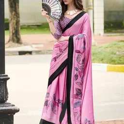 KALINI Floral Satin Saree-picture-25