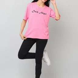 DDASPRATION Women Typography Printed T-shirt image 4