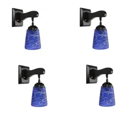 SOMIL Blue Glass Cylinder Printed Wall Lamps-picture-15
