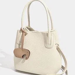 CORSICA Textured Bucket Satchel image 2