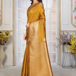 Moda Rapido Woven Design Zari Art Silk Heavy Work Banarasi Saree image 3