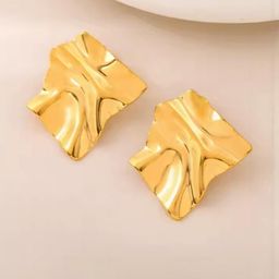 VAGHBHATT Gold-Plated Alloy Studs Earrings-picture-22
