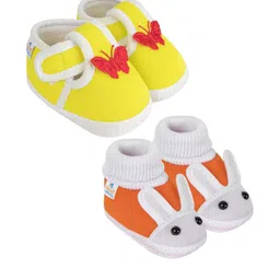 NESKA MODA Kids-Unisex Set of 2 Pairs Cotton Booties-image-68