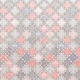 BOMBAY DYEING Pink Geometric Printed Cotton 120 TC Super King Bedsheet 2.74 M X 2.74 M image 2