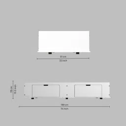 sivom Gusto Diwan Bed in White Colour With Storage image 2