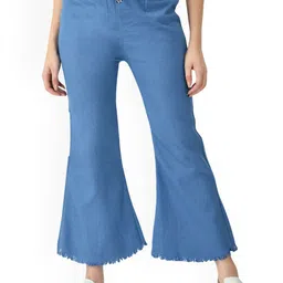 Ira Collections Women Comfort Flared High-Rise No Fade Stretchable Cropped Jeans-picture-20