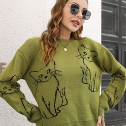 Oh Rare Women Animal Pullover-picture-22