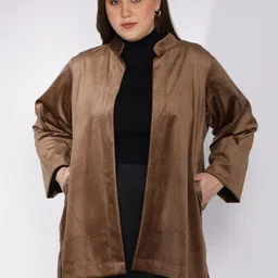 LetsDressUp Women Suede Tailored Jacket-picture-18