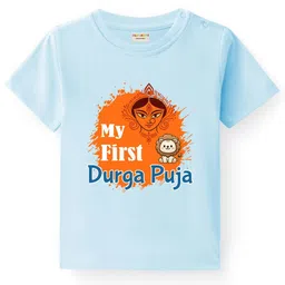 BLUSHES Unisex Graphic Printed Round Neck Cotton T-shirt-picture-36