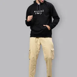 Mad Over Print Men Printed Hooded Sweatshirt image 2