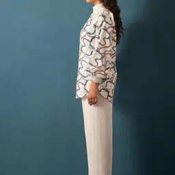 Kaftanize Embellished Top With Trousers Co-Ords image 2