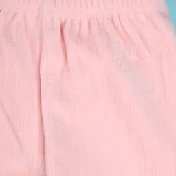 V-Mart Girls Printed Round Neck Pure Cotton T-Shirt With Jogger image 2