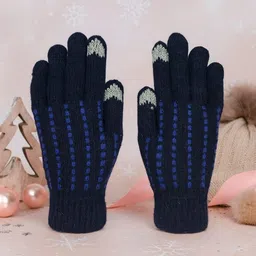 Self Design Winter Women Gloves-image-18