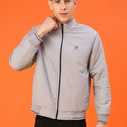 V-Mart Men Bomber with Patchwork Jacket-picture-23