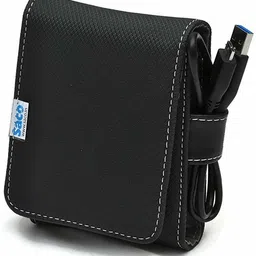saco Flip Cover for Seagate Toshiba WD Sony Transcend External USB Hard disk 2.5 inch portable pouch bag enclosure image 4