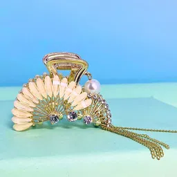 MANSIYAORANGE Women Embellished Claw Clip-picture-23