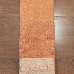 Monamaar Woven Design Zari Silk Blend Handloom Banarasi Saree-picture-46