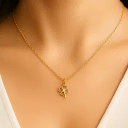 Tipsy closet Gold-Plated Floral Necklace image 3