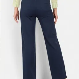 Next One Women Smart Straight Fit High-Rise Easy Wash Trousers image 2