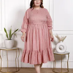 Swasti Women Ethnic Motifs Print Fit & Flare Maxi Dress-picture-11