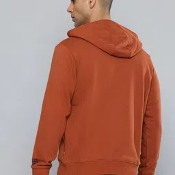 Indian Terrain Typography Printed Hooded Sweatshirt image 4