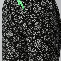 Kryptic Pack Of 2 Printed Cotton Mid-Rise Lounge Pants image 4